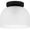 Quoizel Rembrandt 1-Light Matte Black Flush Mount QFL5609MBK - alternate 3